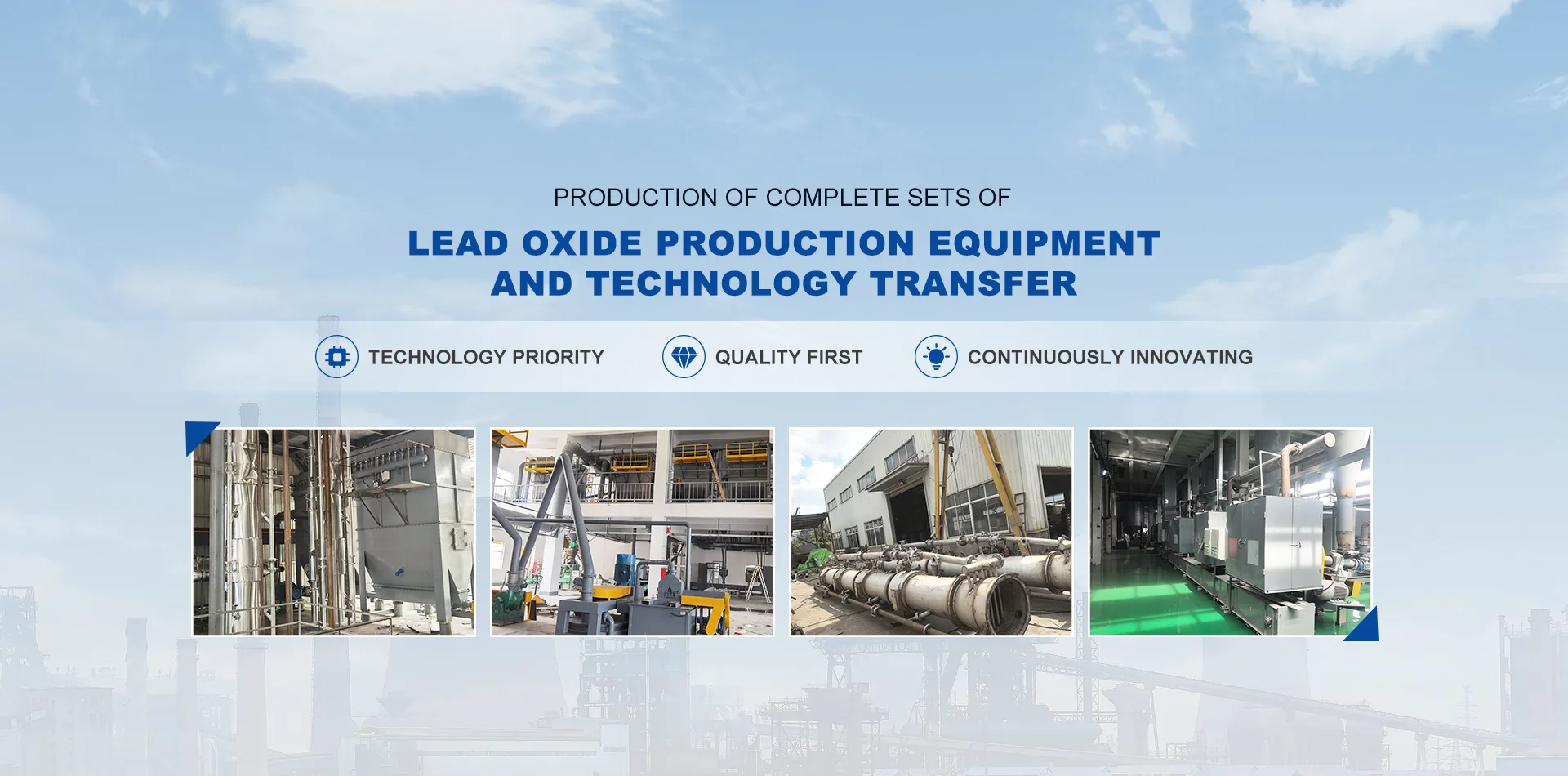 Nhà sản xuất dây chuyền sản xuất chì đỏ Trung Quốc